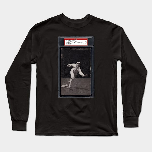 1907-1909 Dietsche Detroit Tigers Postcards 1 - TY COBB Long Sleeve T-Shirt by anjaytenan